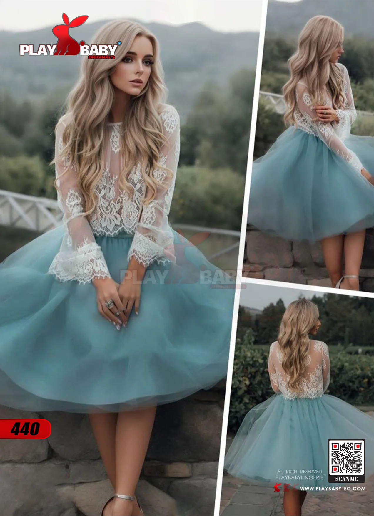 Play Baby Lingerie  Short Dress - code : 440