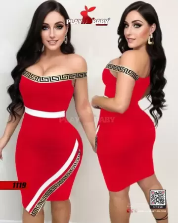Play Baby Lingerie Dress  (off shoulder)  - CODE : 1119