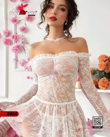 Play Baby Lingerie Baby doll Off-shoulder - CODE : n434