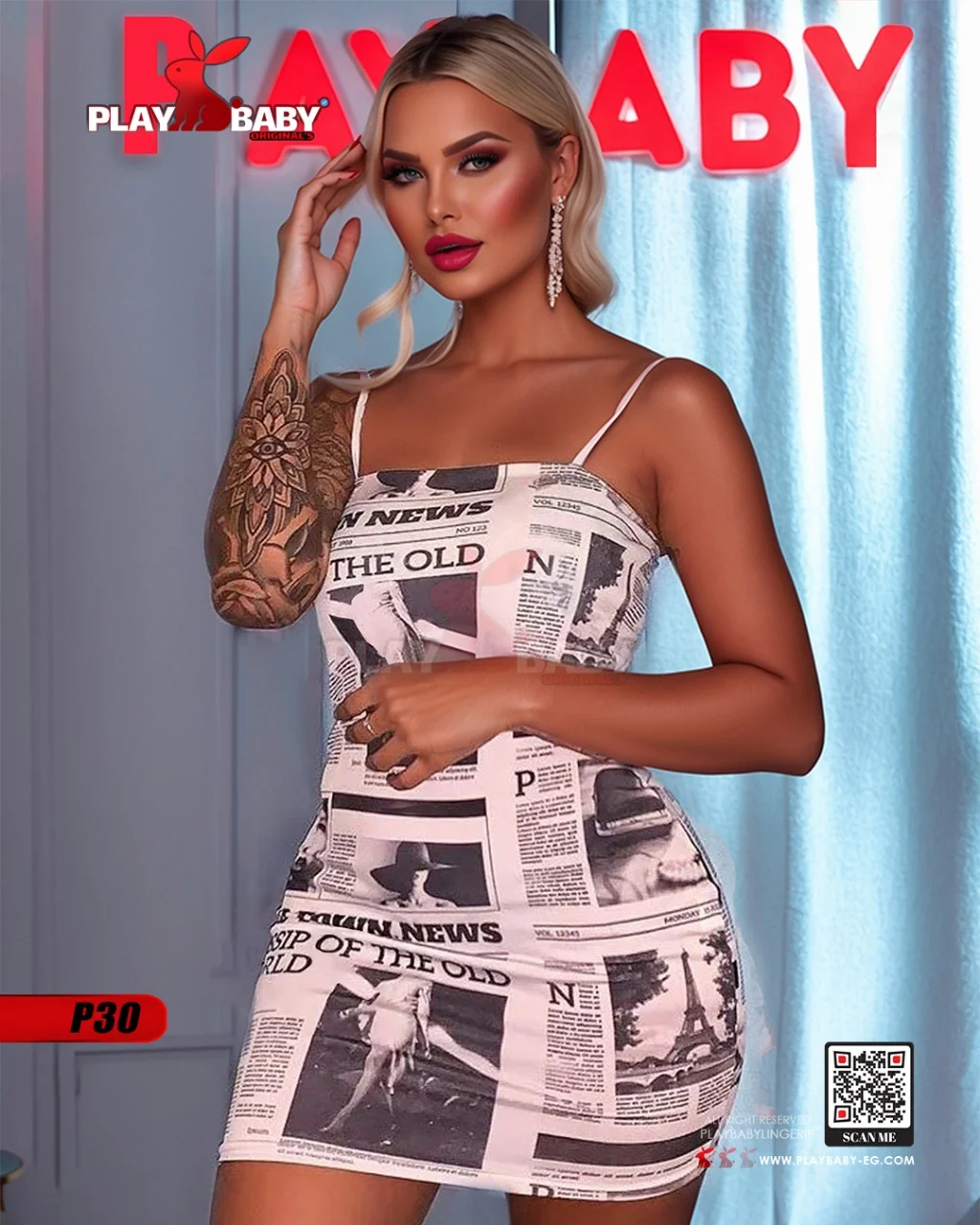 Play Baby Lingerie Mini Dress  - CODE : p128