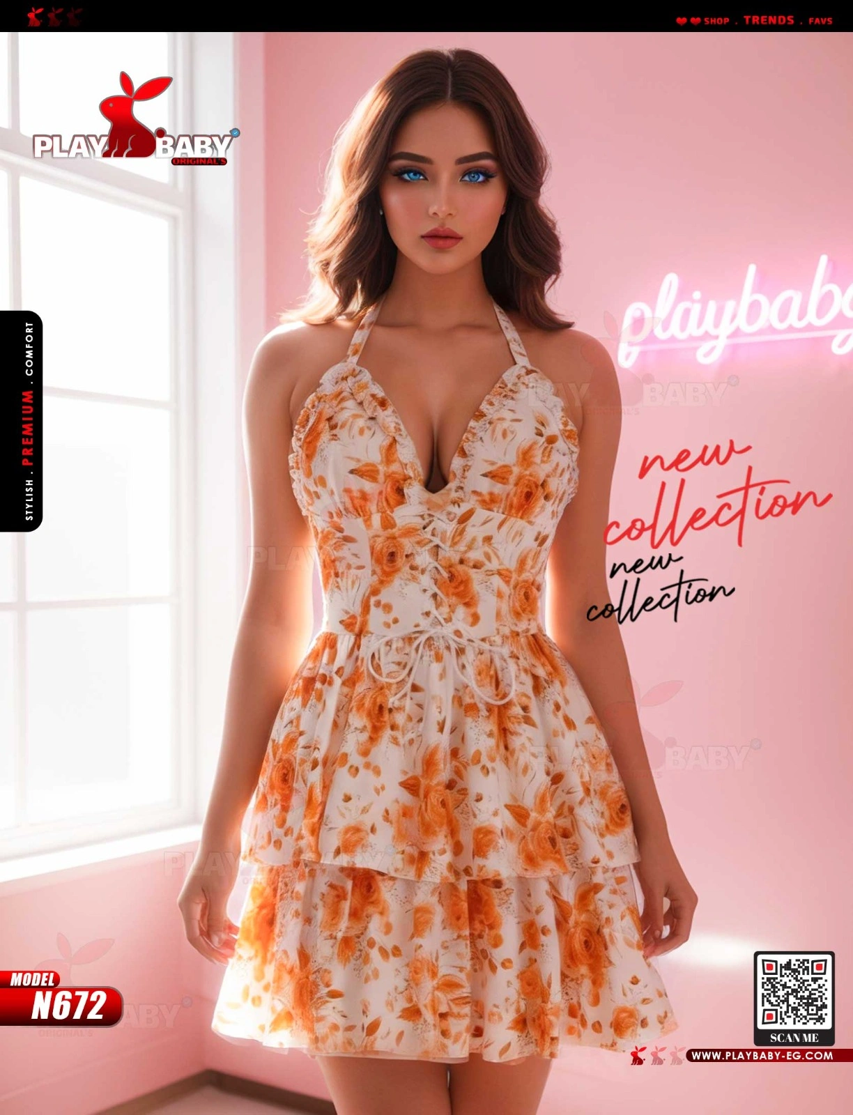 Play Baby Lingerie Dress  - CODE : N672