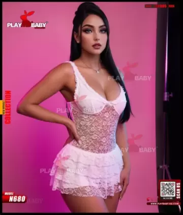 Play Baby Lingerie Short Dress  Baby Doll - CODE : N680