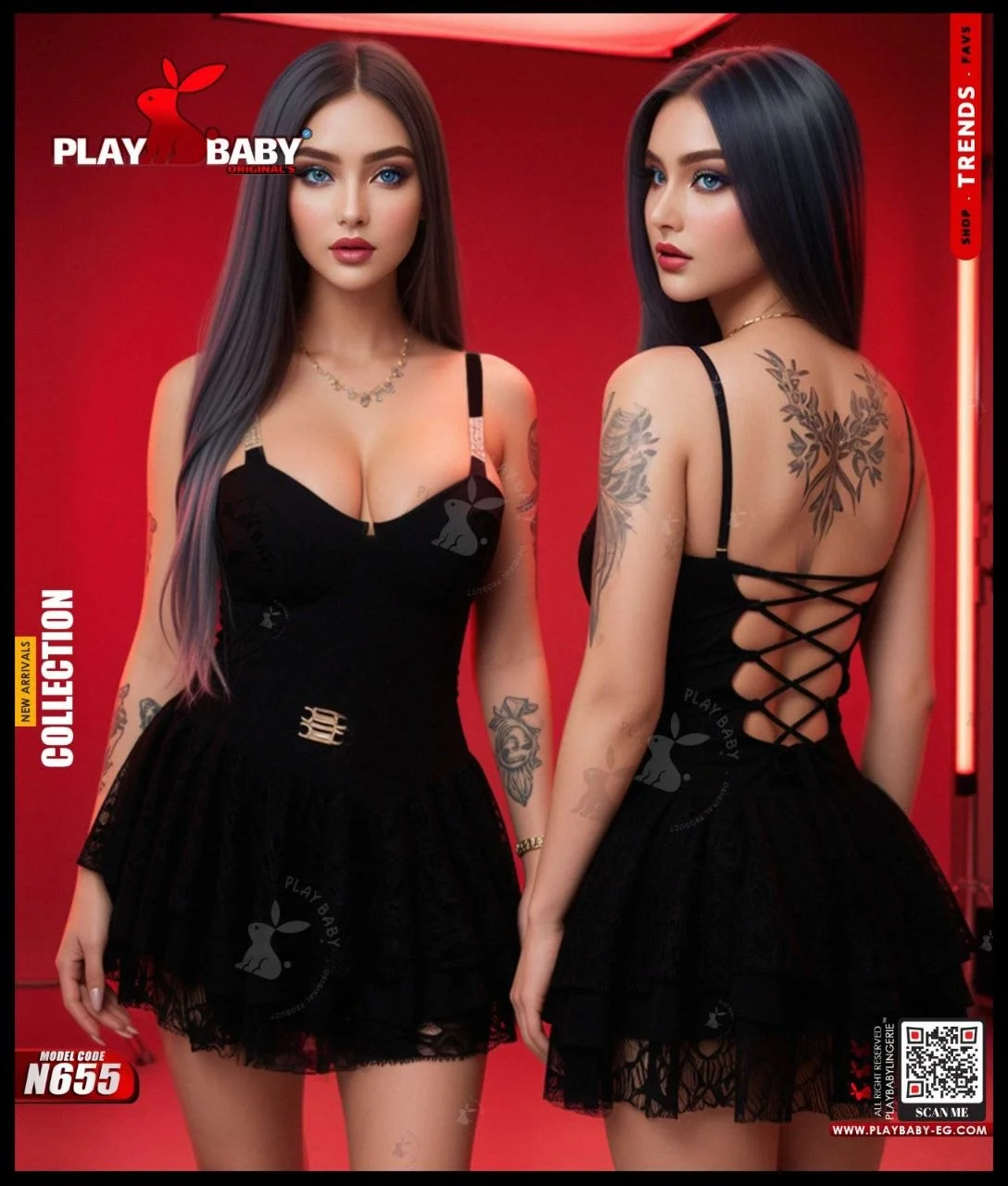 Play Baby Lingerie Dress  - CODE : n655