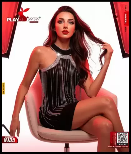 Play Baby Lingerie Evening Mini Dress - CODE : n135