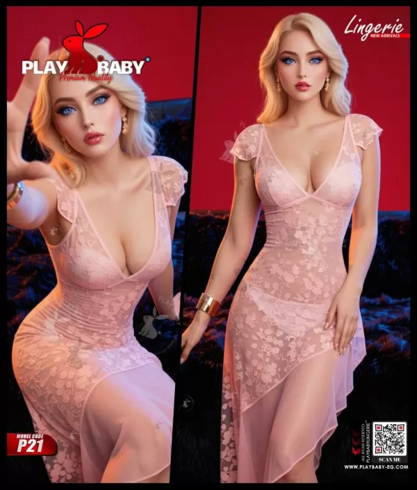Play Baby Lingerie Sheer Babydoll - CODE : p21