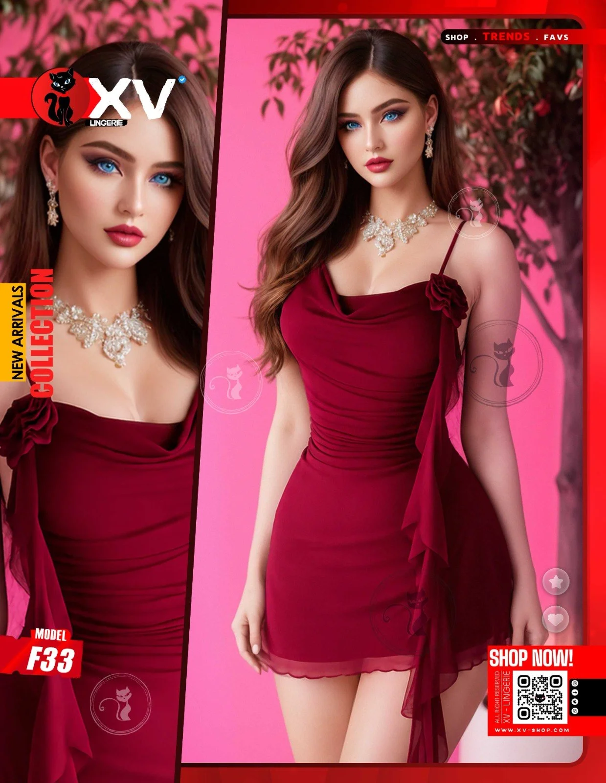 XV-LINGERIE Baby Doll CODE : F33