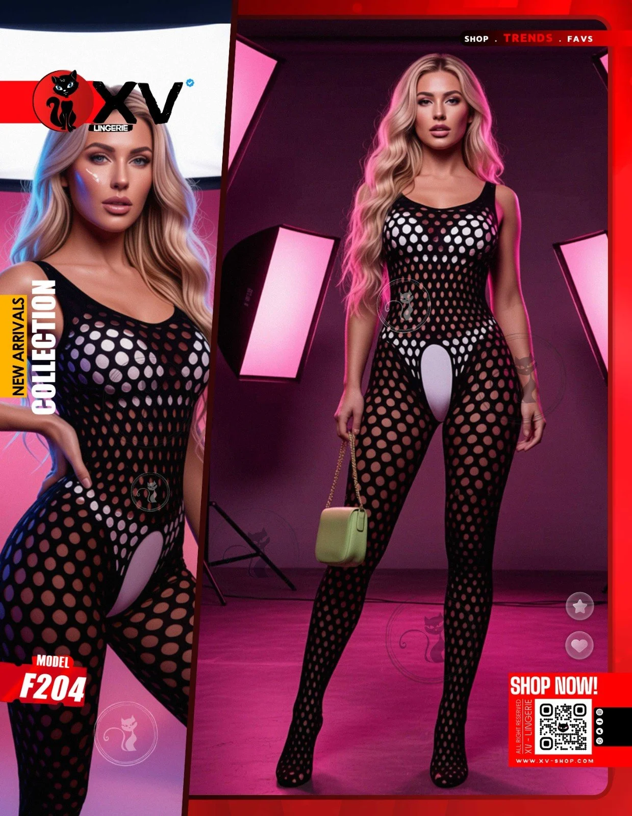 XV- LINGERIE BABY DOll - CODE : F204