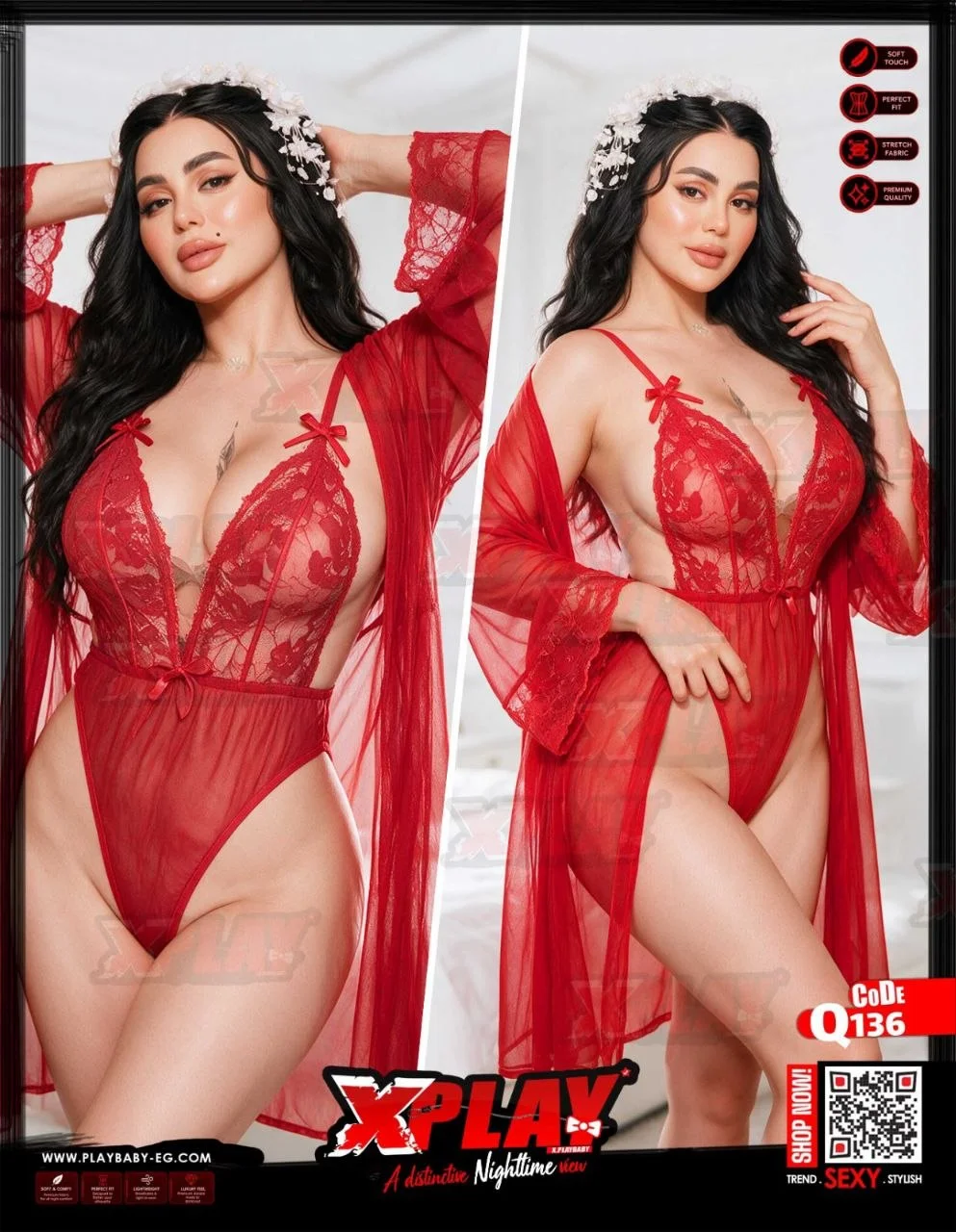 XPlay Lingerie Babydoll - CODE :Q136