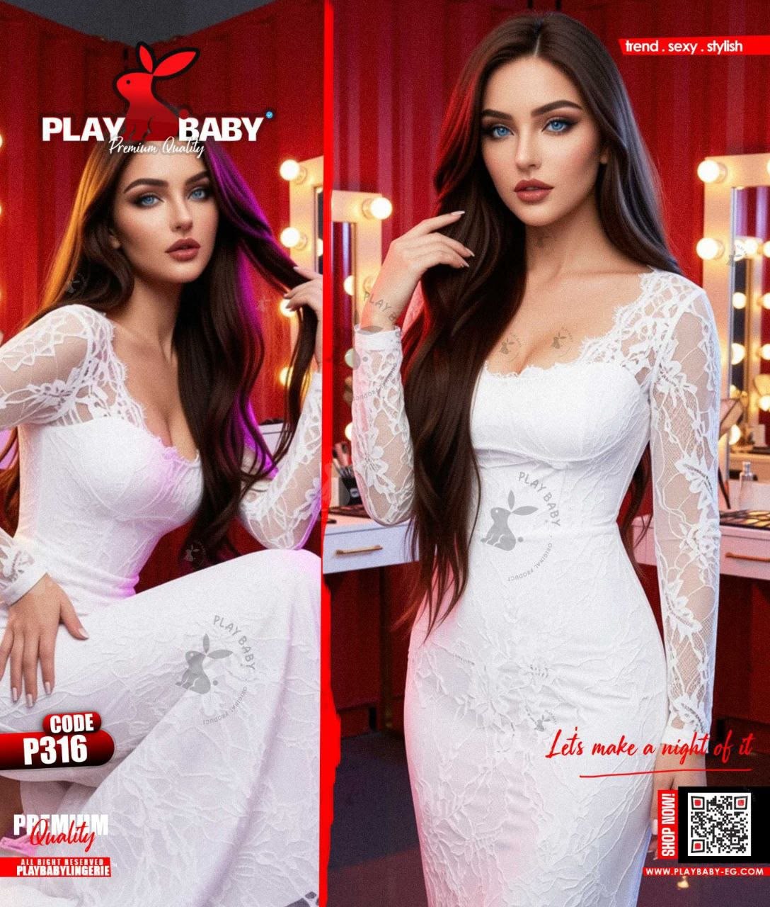 Play Baby Lingerie  Dress - CODE : P316